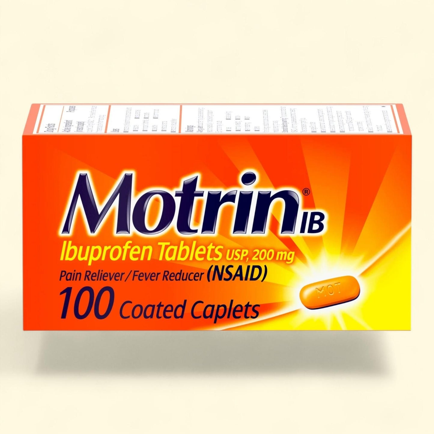 Motrin IB, 200mg, 100 Count