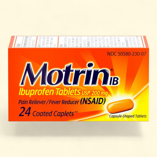 Motrin IB, 200mg, 24 Ct