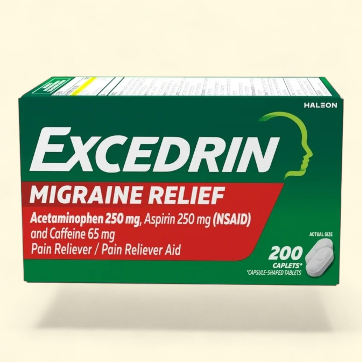 Excedrin Migraine Caplets, 200 Count