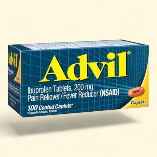 Advil Pain Reliever Coated Caplets, 200Mg, 100 Count