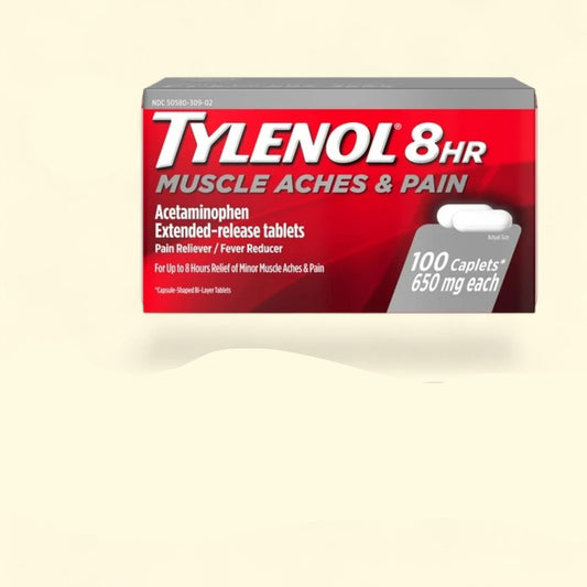 Tylenol Muscle Aches & Pain Tablets, 100 Count