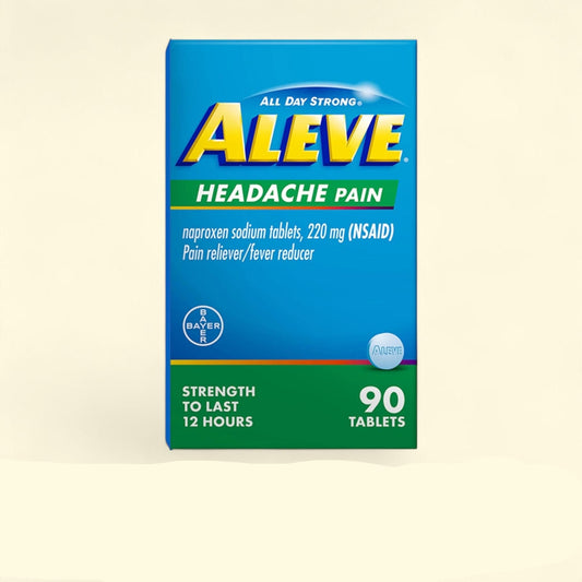 Aleve Naproxen Sodium Tablets, 90 Count