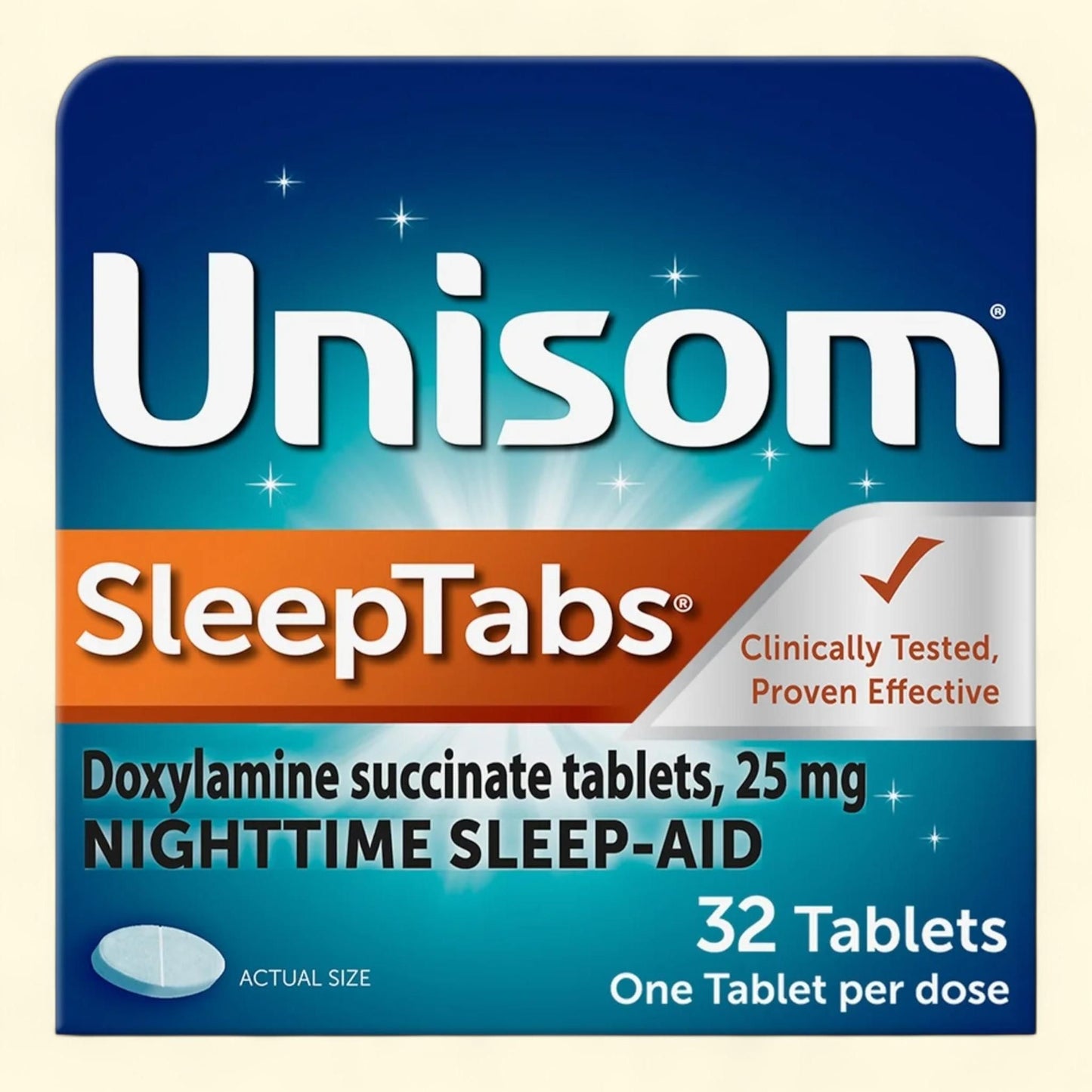 SleepTabs Doxylamine Succinate Tablets, 32ct