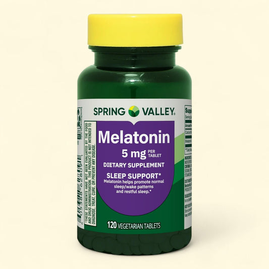 Spring Valley Melatonin Tablets, 5 mg, 120 Count
