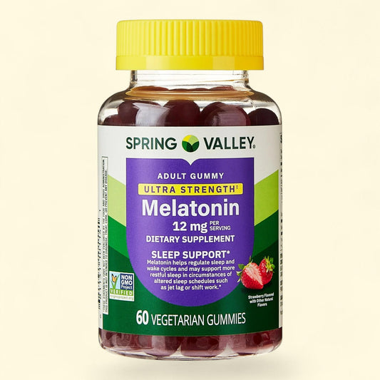 Spring Valley Melatonin Gummies, 12 mg, 60 Count