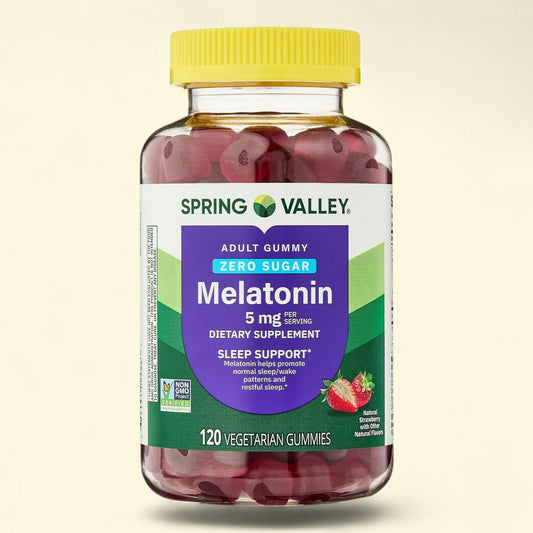 Spring Valley Melatonin Gummies, 5 mg, 120 Count