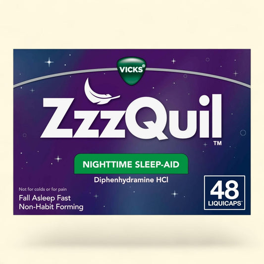 Vicks ZzzQuil Sleep Aid Tablets, 48 Count