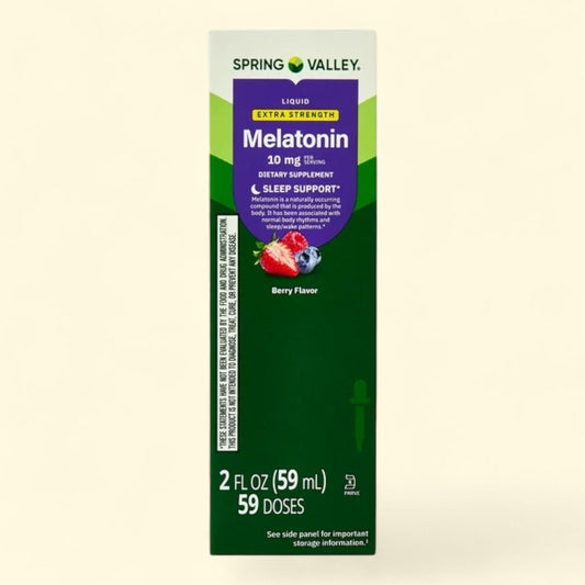 Spring Valley Liquid Melatonin, 10 mg, 2 fl oz