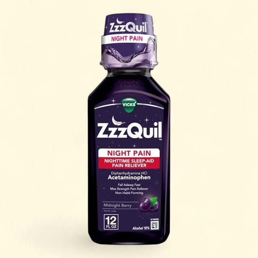 Vicks ZzzQuil Night Pain, 12 Fl oz