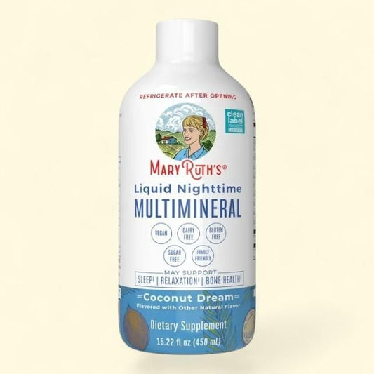 MaryRuth Organics Liquid Nighttime Multimineral, Coconut Scream Flavor, 15.22 oz
