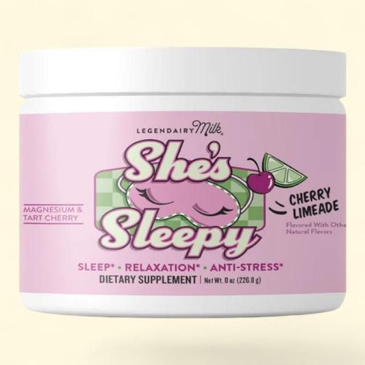 Legendairy Milk She's Sleepy Nightly Sleep Aid Drink Mix, Cherry Limeade, 8 oz