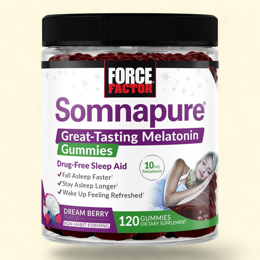 Force Factor Somnapure Melatonin Gummies 10mg, 120 Gummies