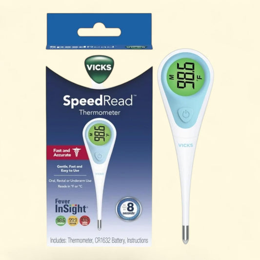 Vicks Digital Oral Thermometer, Speed-Read, V912BBUSV5, 1 ct