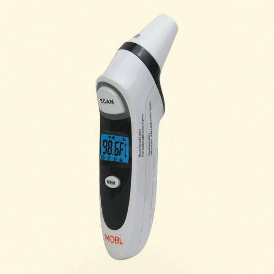 MOBI DualScan Prime Ear & Forehead Thermometer, all ages