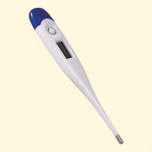Veridian Digital Thermometer, 60-Second, Rigid Tip, Water-Resistant, Case + Probe Covers