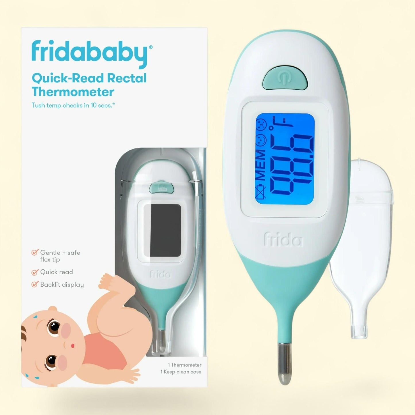 Frida Baby Quick-Read Digital Rectal Thermometer, Infant Size