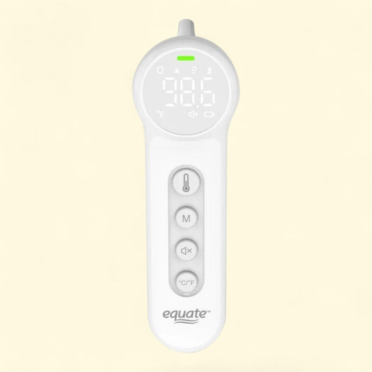 Equate Infrared Thermometer, Forehead and Ear Mode, Dual-Function, Bluetooth, Size