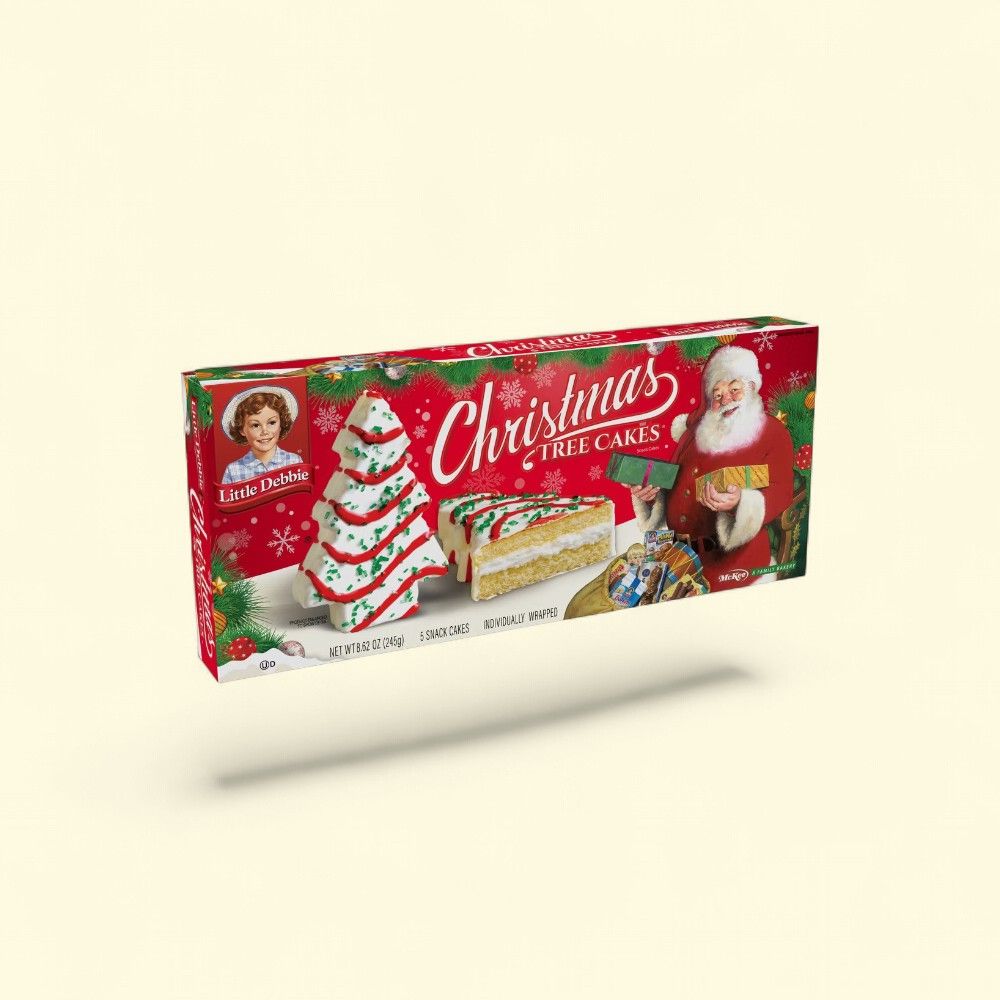 Little Debbie Christmas Tree Cakes Vanilla 5 ct / 8.62 oz
