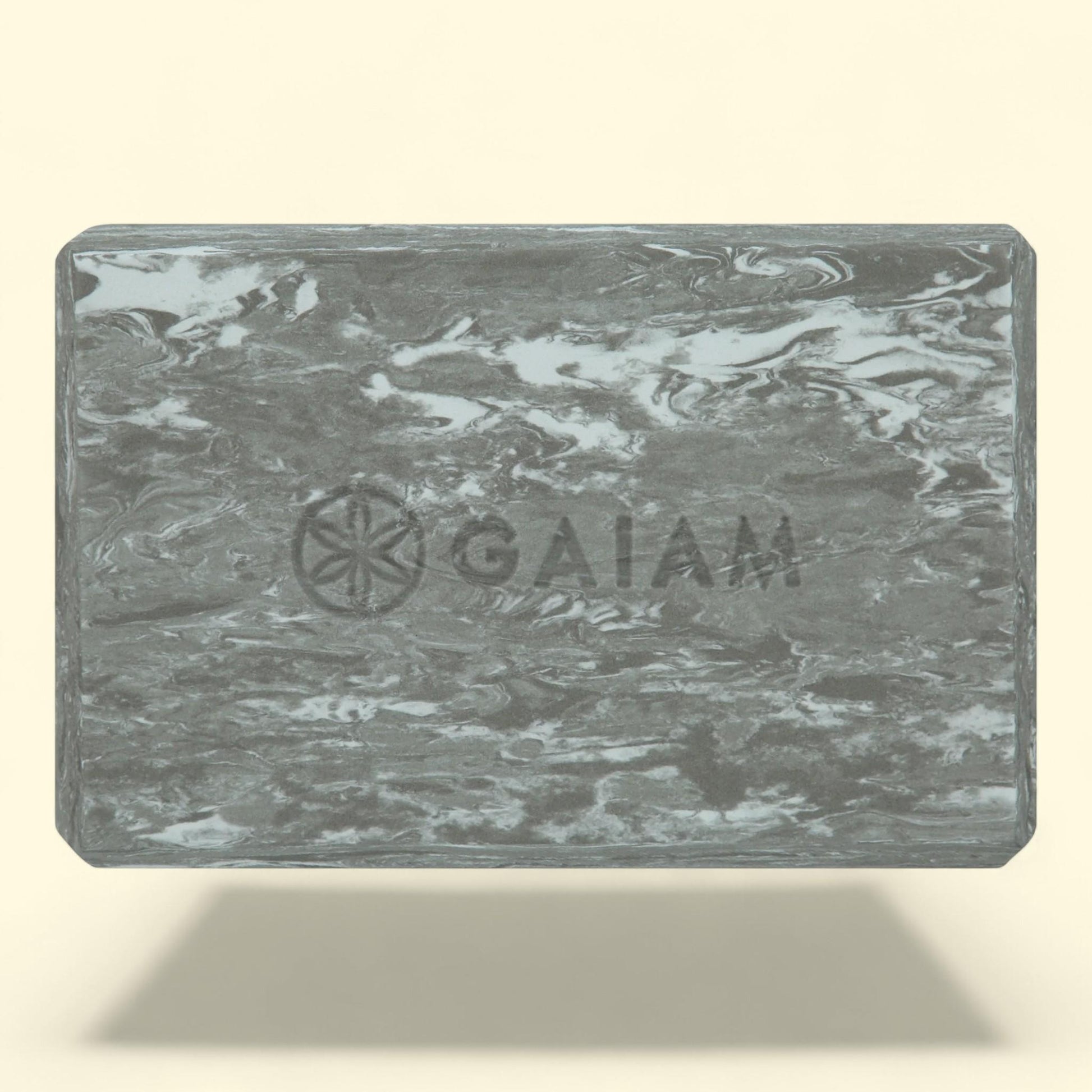 Gaiam Yoga Block, Foam Marbled, Granite 9 in — authentic US product shipped worldwide by Treatspree