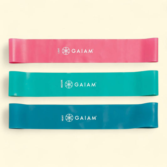 Gaiam Mini Loop Band Kit, 3 Pack