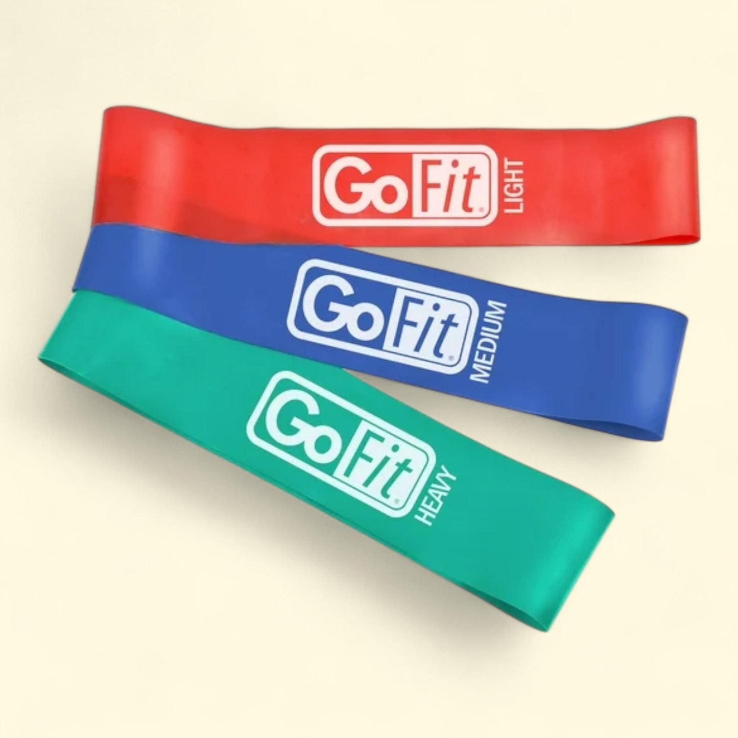 GoFit Power Loops, 3 Lower Body Bands - Size: Training Manual — authentic US product shipped worldwide by Treatspree