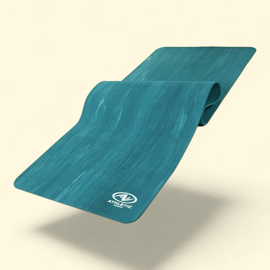 Athletic Works Rubber Yoga Mat, 4mm