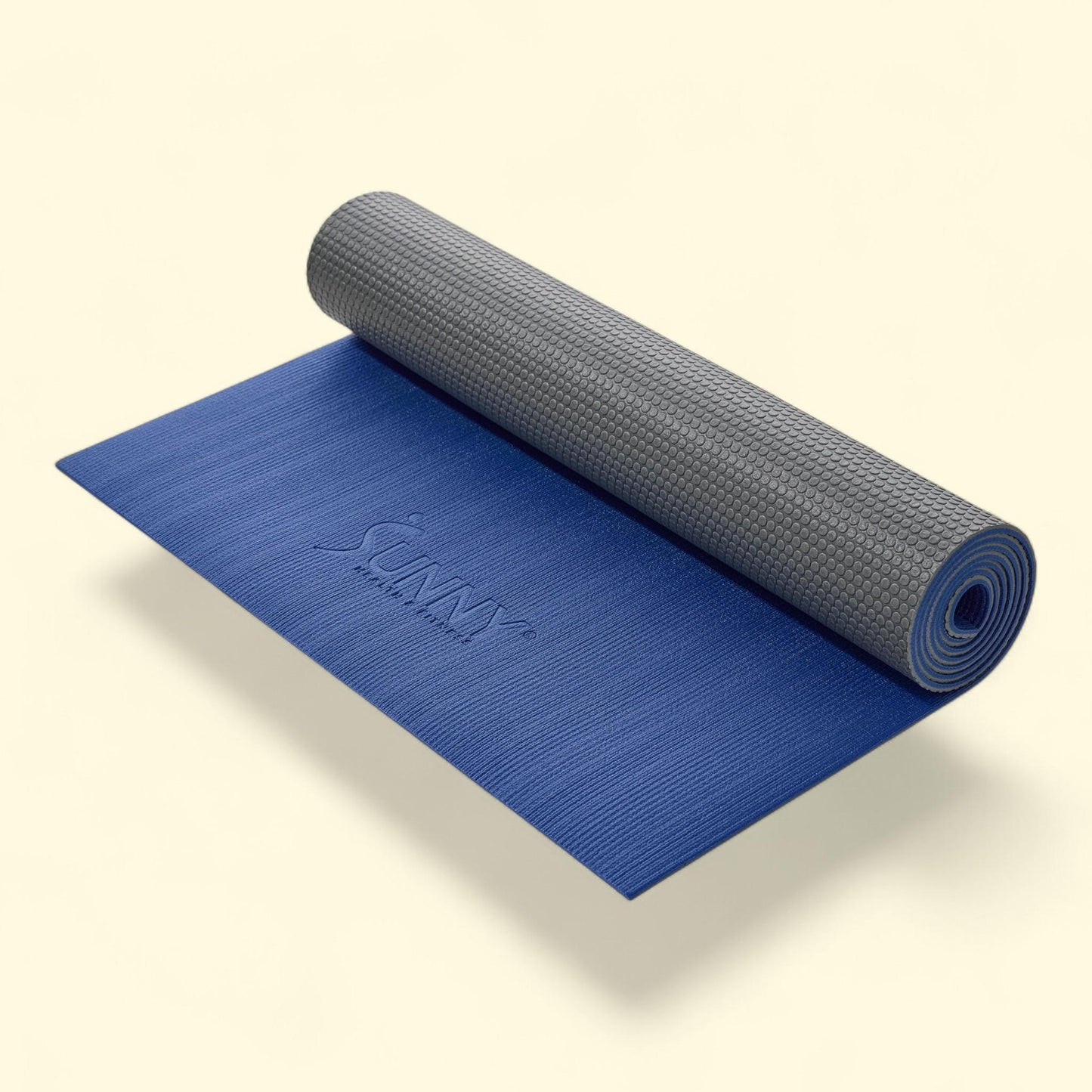 Sunny Health & Fitness Yoga Mat, Dual Color, Blue - SF-EM02-BU