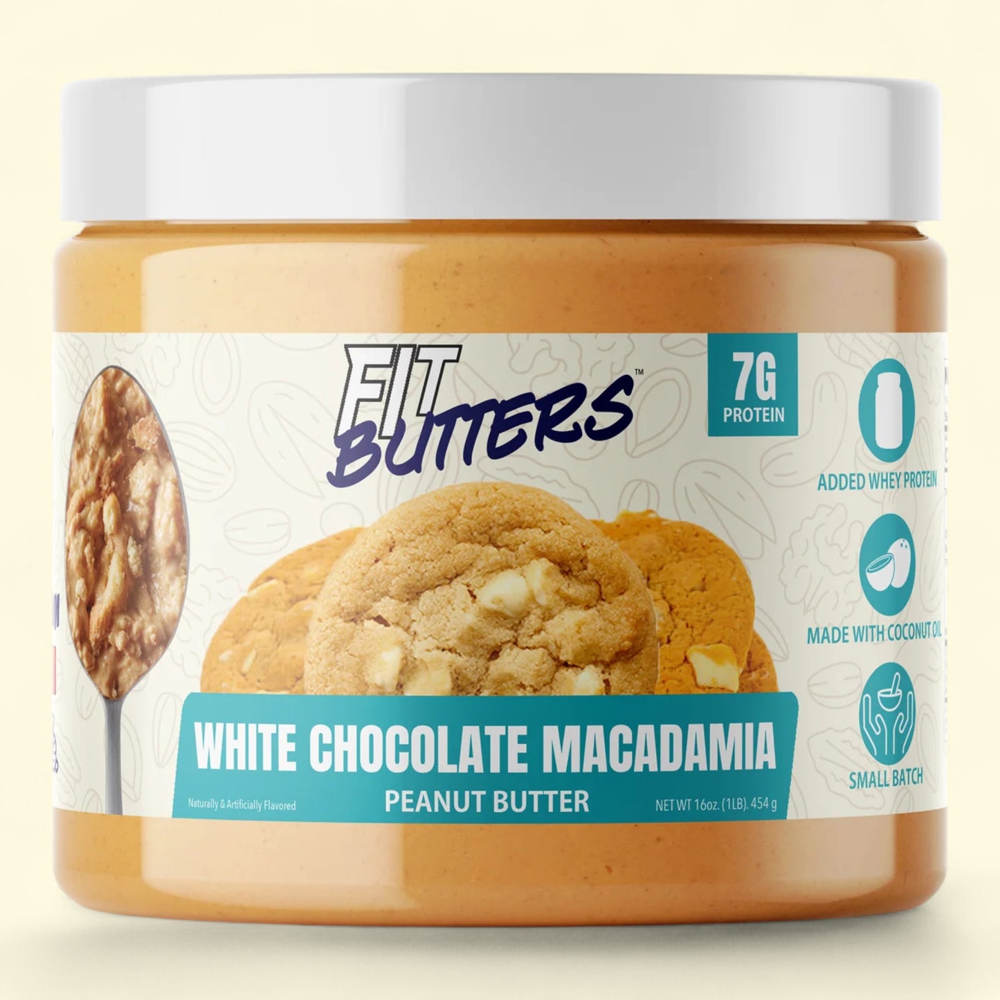 Fit Butters White Chocolate Macadamia Peanut Butter 
