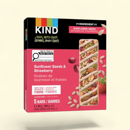 KIND Seeds Fruit & Nuts Snack Bar, Strawberry Sunflower Seed, 1.4 o... — authentic US product shipped worldwide by Treatspree
