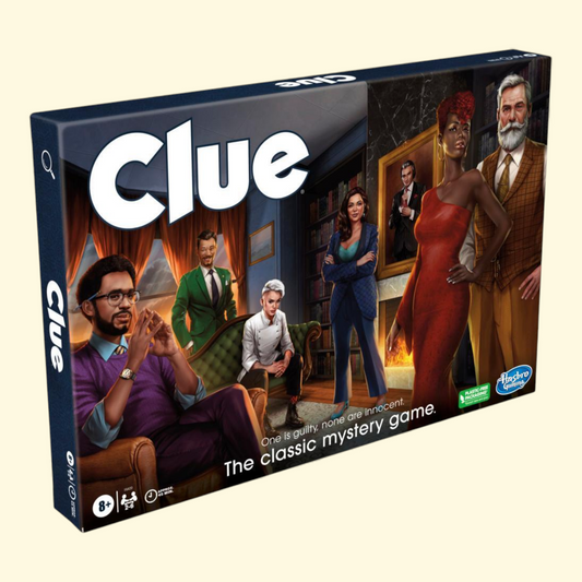 Clue Board Game, 2-6 Players, Ages 8+