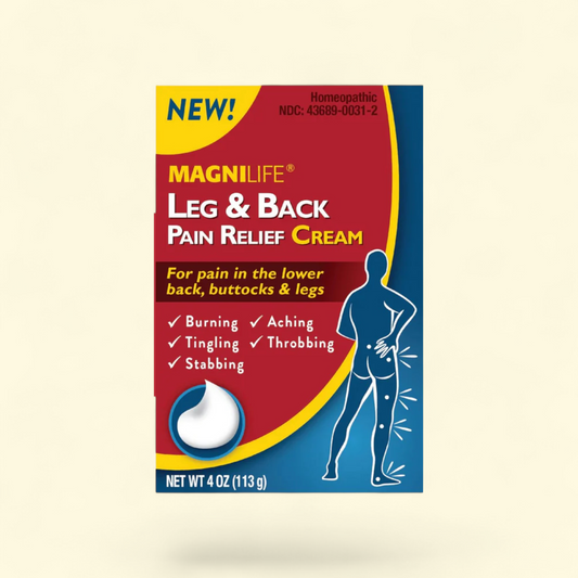 MagniLife Leg & Back Pain Relief Cream, 4 oz