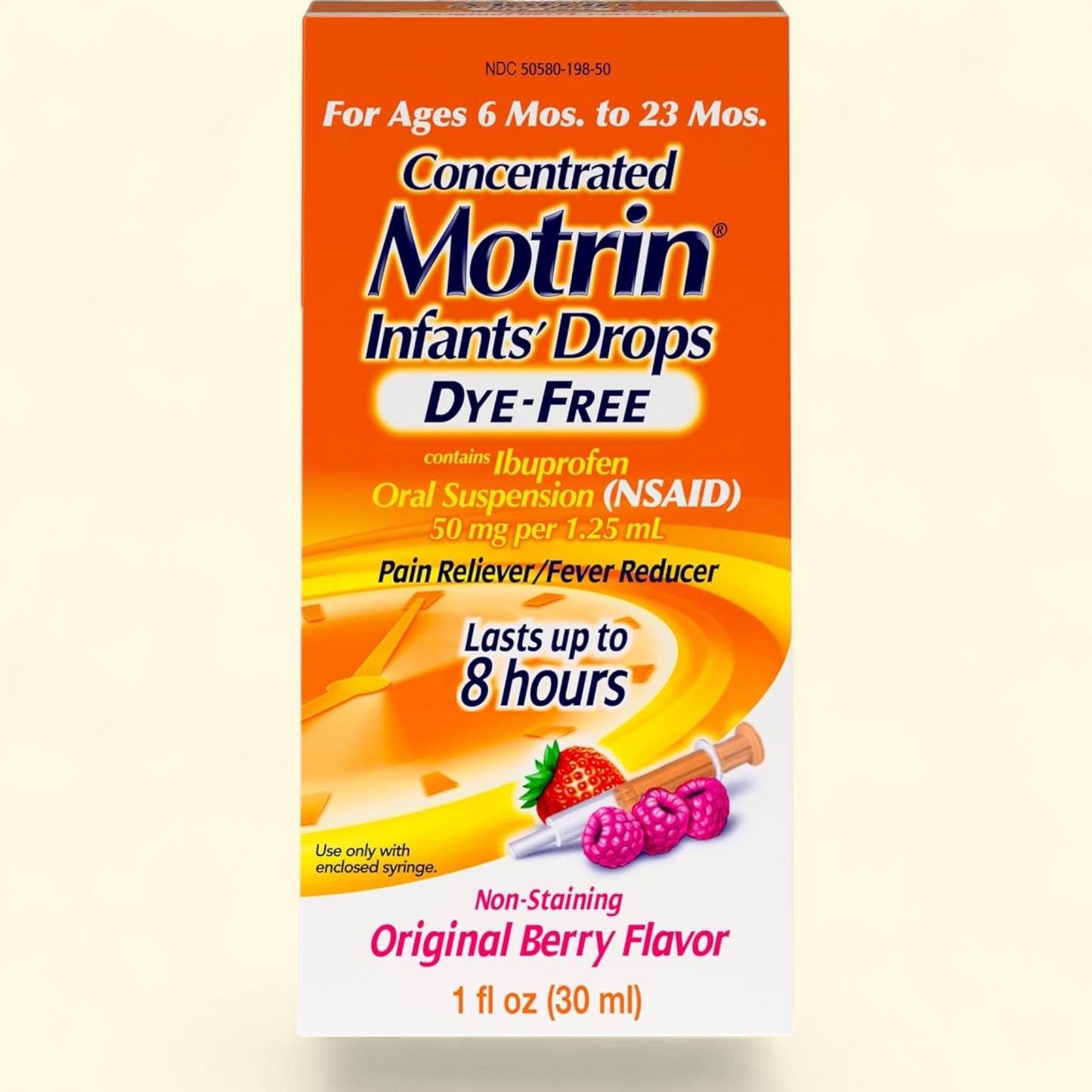 Motrin Infants' Liquid Medicine Drops, Berry, 1 fl. oz