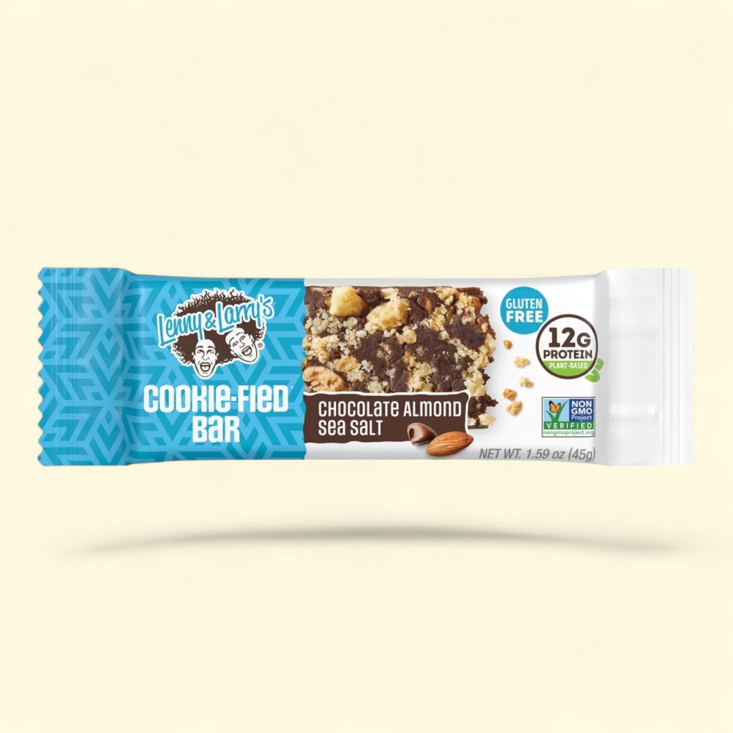 Cookie-fied Bar packaging with blue 