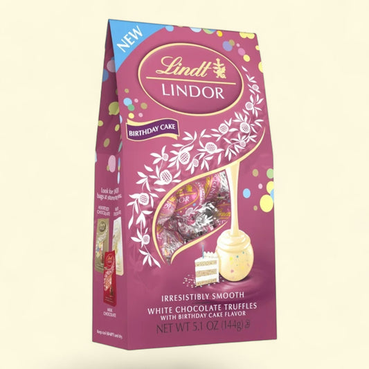 Lindt Lindor Birthday Cake truffles 