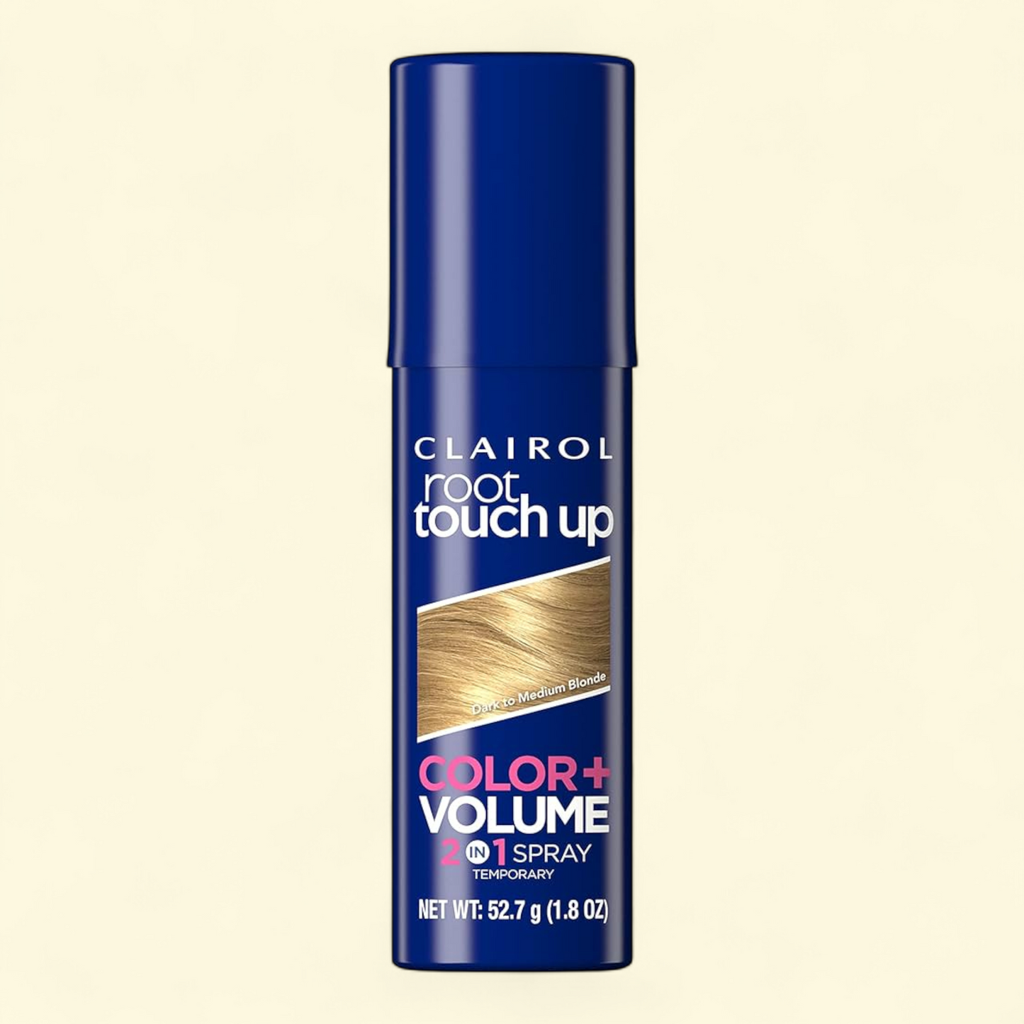 Clairol Root Touch-Up Color and Volume 2-in-1 Spray, Medium Brown, 1.8 oz