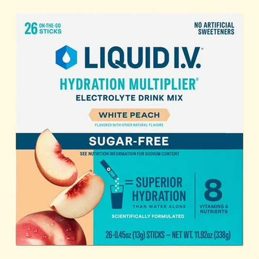 Liquid I.V. Hydration Multiplier, White Peach, 26 ct.