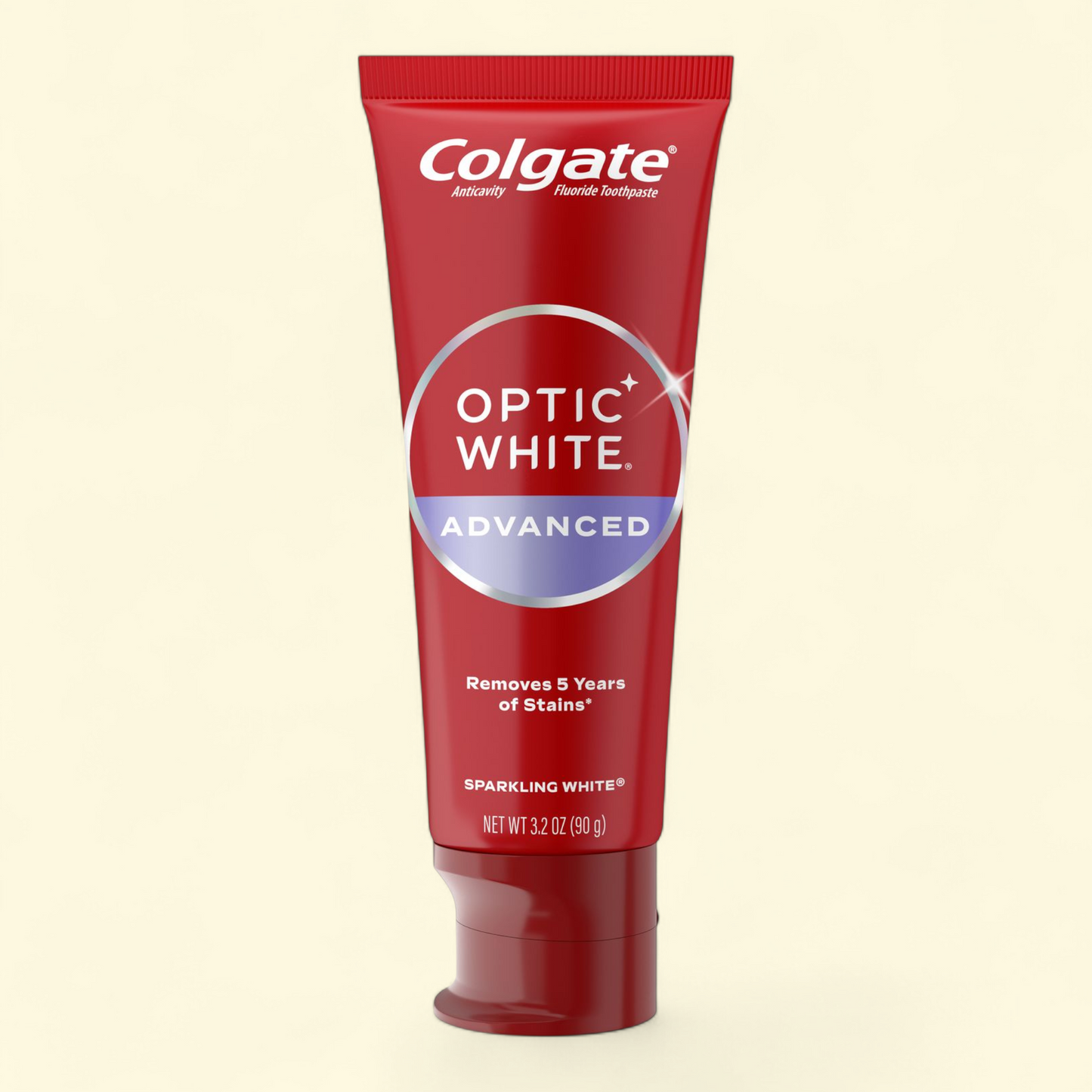 Colgate Optic White Whitening Toothpaste, 3.2 oz Tube
