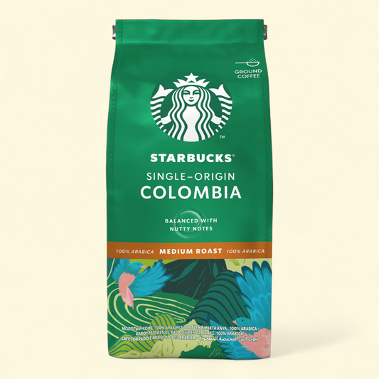 Starbucks Colombia Medium Roast Ground Coffee, 12 oz