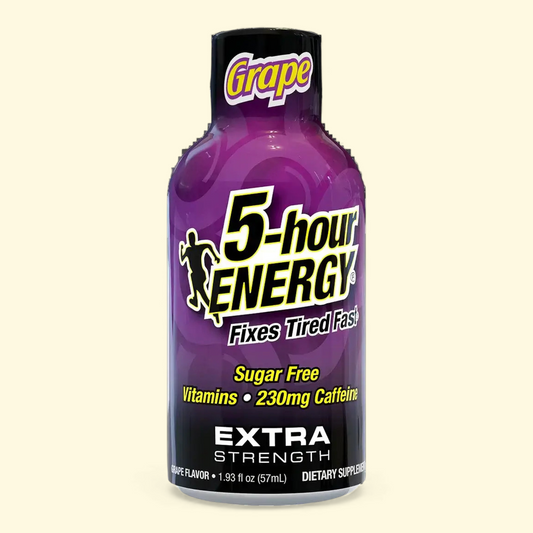 5-hour Energy Shot, Extra Strength, Grape, 1.93 fl. oz, 24-count