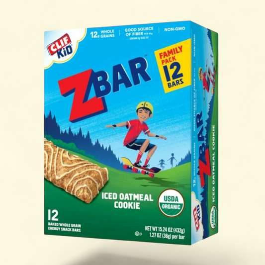 Clif Bar Zbar, Iced Oatmeal Cookie, 12ct