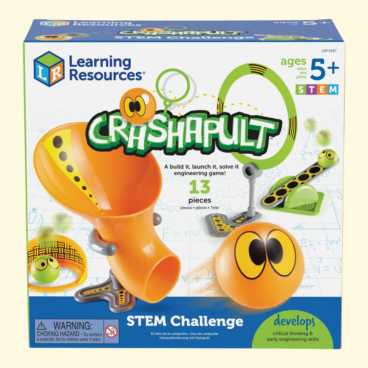Learning Resources Crashapult STEM Challenge, Build it Yourself Toys