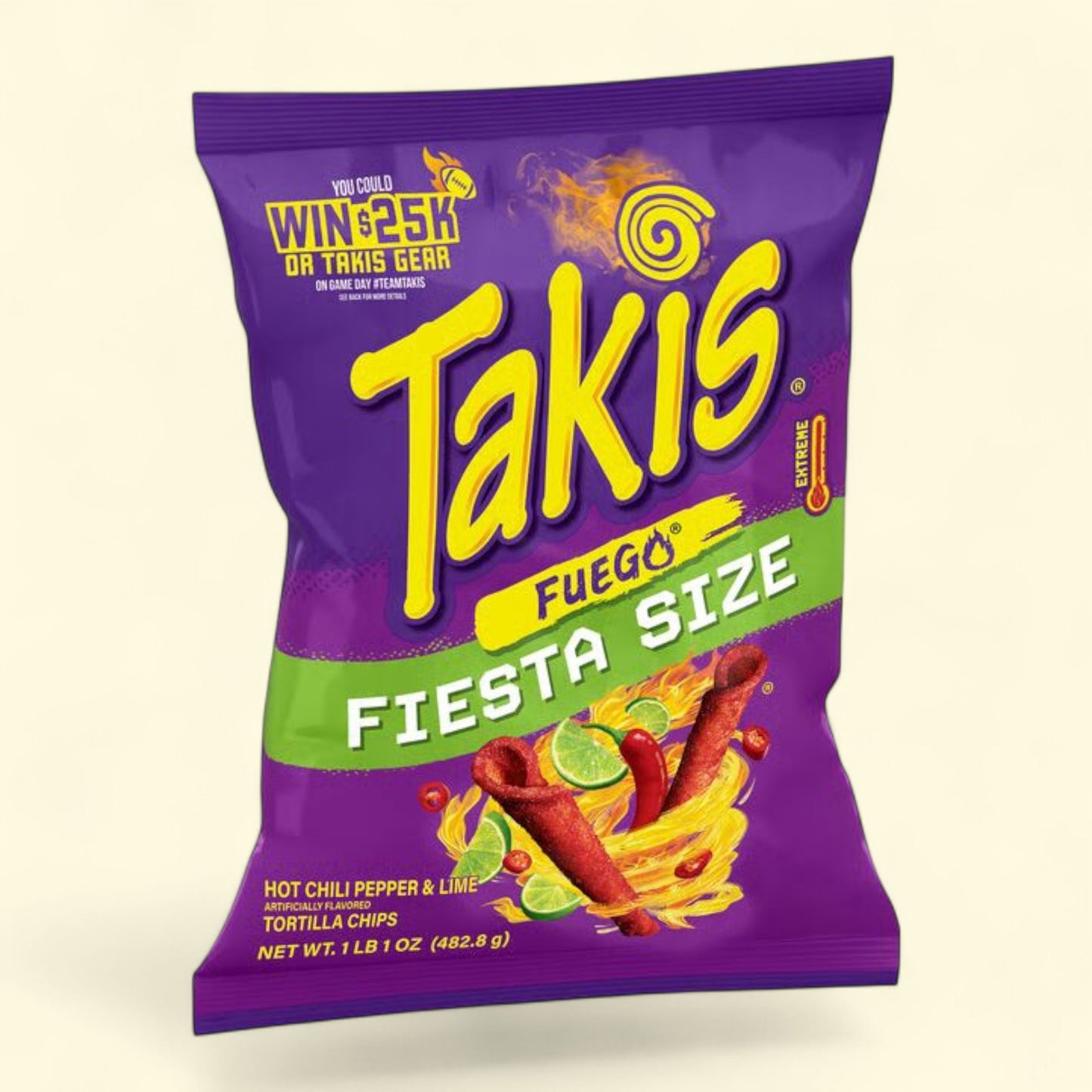 Takis Fuego Fiesta Size tortilla chips 