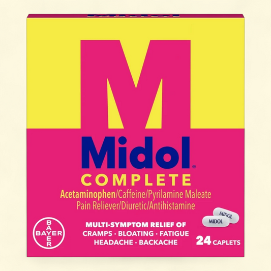 Midol Complete Menstrual Pain Relief Caplets, 24 Count