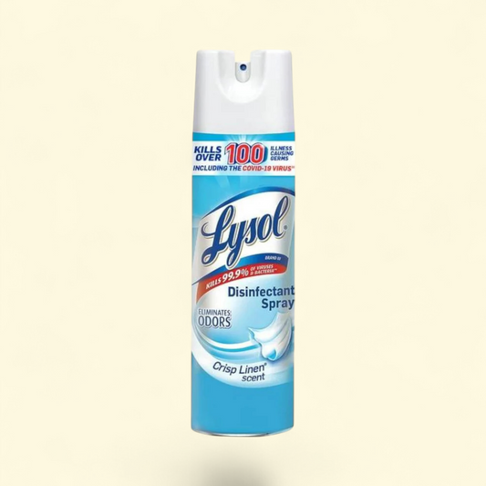 Lysol Disinfectant Sanitizing Antibacterial Spray, Crisp Linen, 19 fl oz