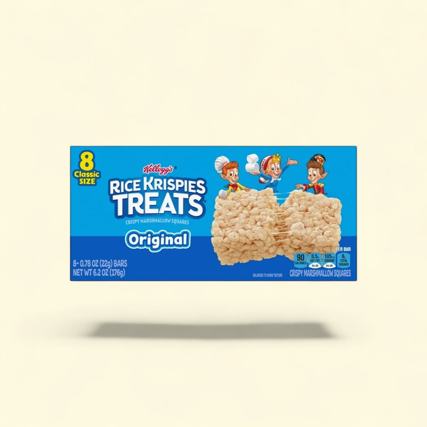Rice Krispies Treats, Original, 6.2 oz, 8 Count — authentic US product shipped worldwide by Treatspree