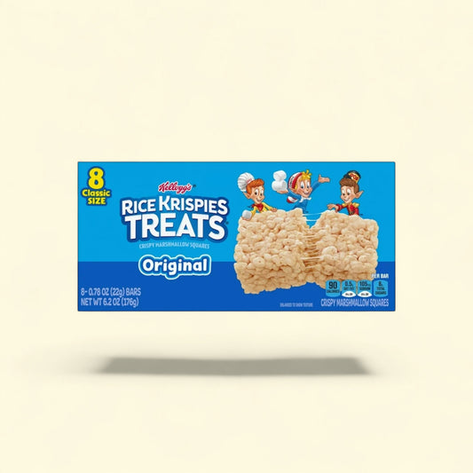 Rice Krispies Treats, Original, 6.2 oz, 8 Count — authentic US product shipped worldwide by Treatspree