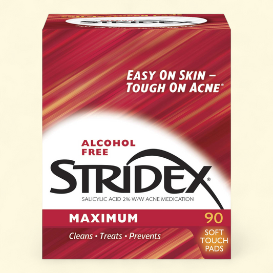 Stridex Acne Pads, Maximum Treatment, 90 Count