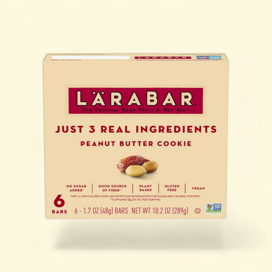 Larabar Peanut Butter Cookie, Fruit and Nut Bars, 10.2 oz, 6 Count