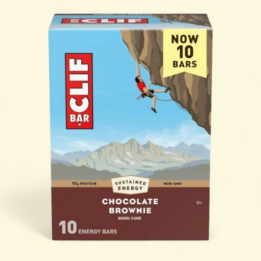 Clif Bar Energy Bars, Chocolate Brownie Flavor, 10ct