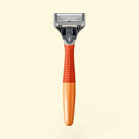 Harry's Shaving Razor, 5 Razor Blade Refill Cartridges, Ember Orange